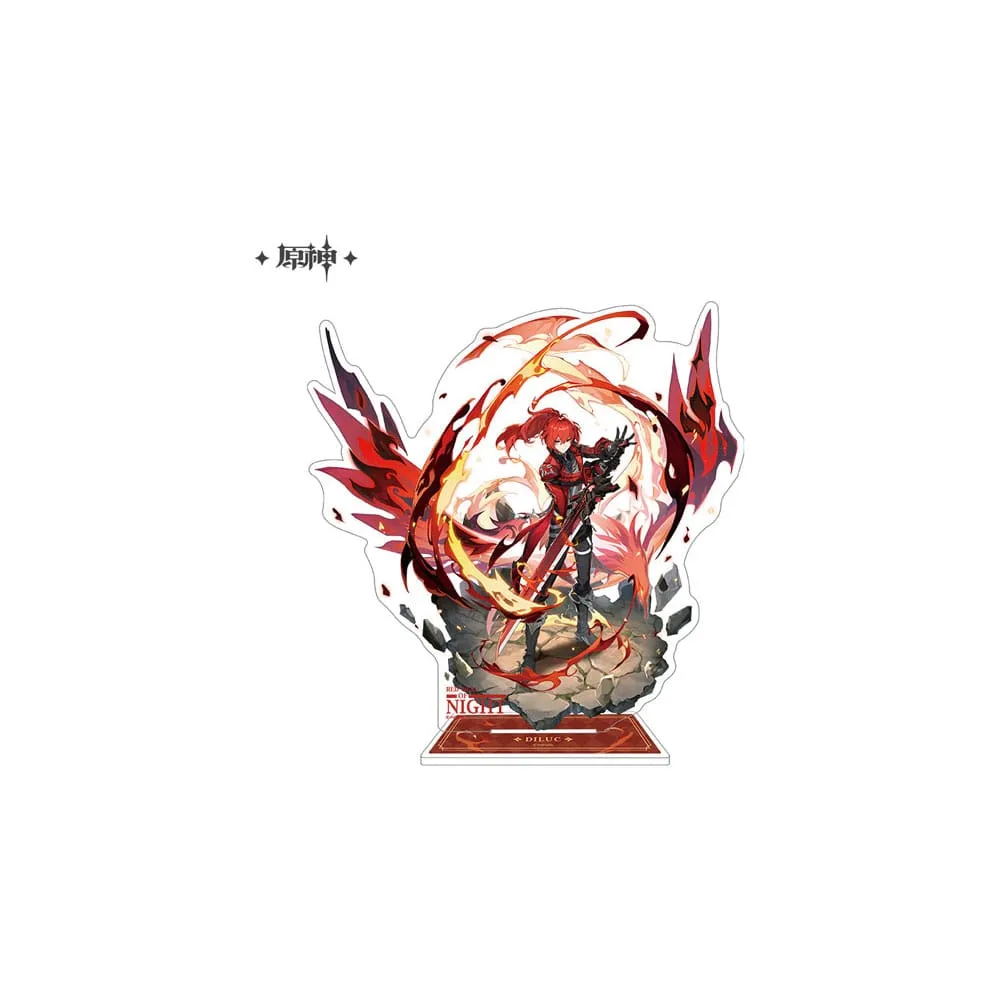 Genshin Impact Acrylic Figure Diluc 17 cm